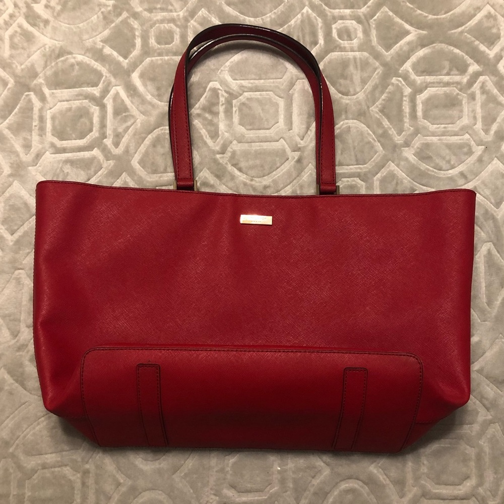 Red Kate Spade Tote Bag
